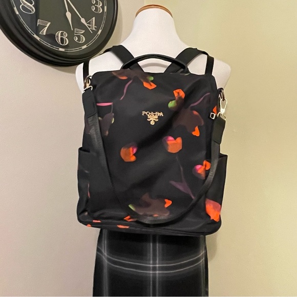 Poaba Anti Theft Oxford Backpack Convertible NWOT - Picture 2 of 15